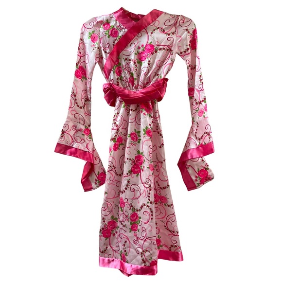Rubie's Other - Girl Rubies kimono costume floral polyester Velcro